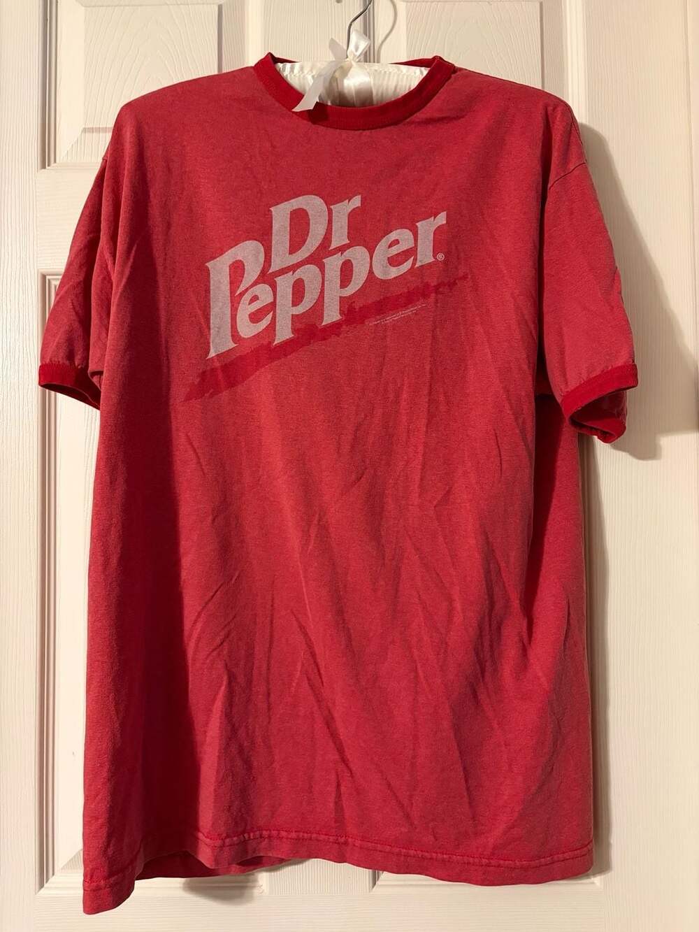 TNT by Trau & Loevner Vintage 2006 Dr Pepper Ringer T-Shirt Size Large Y2K